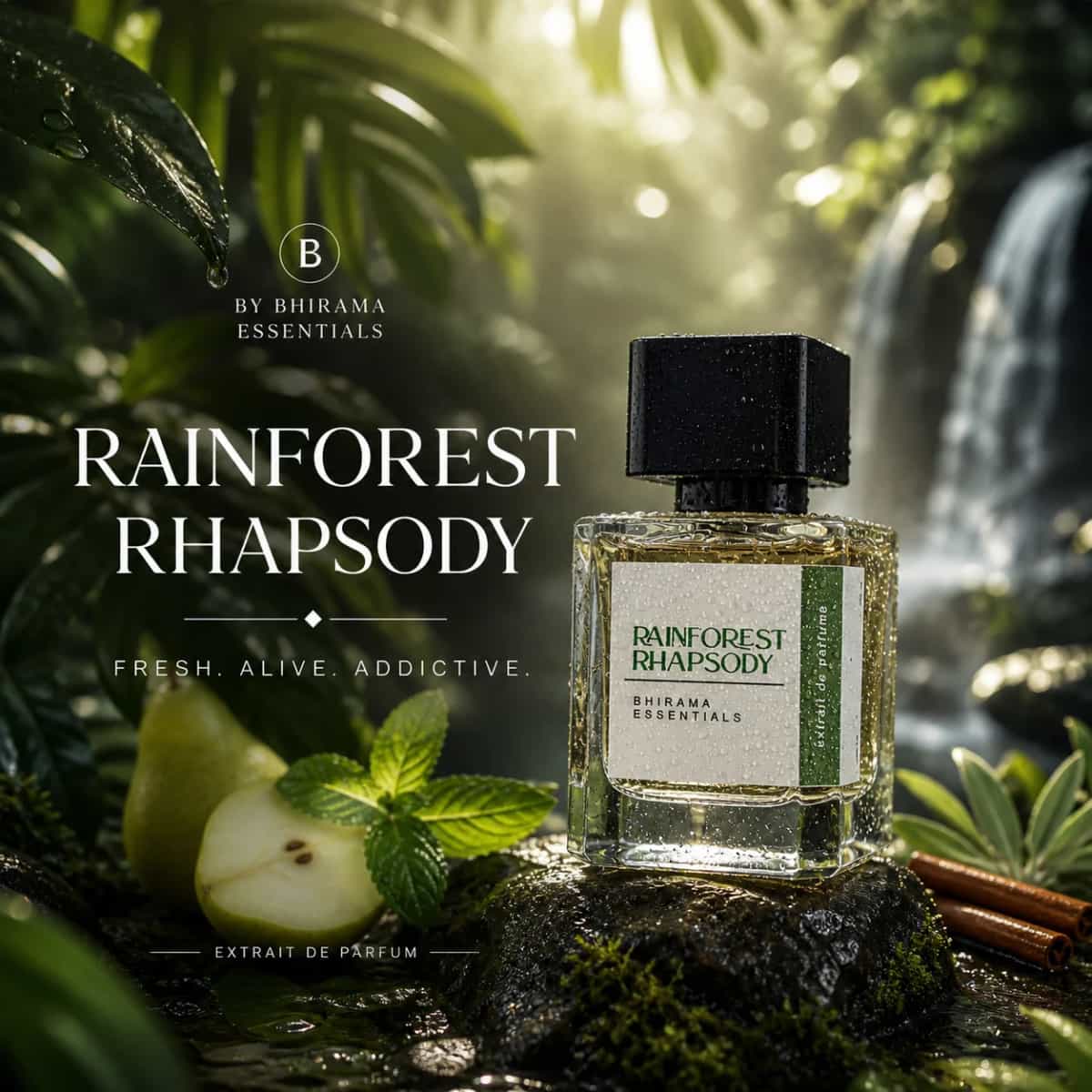Bhirama Rainforest Rhapsody Extrait de Perfume - Fresh Green Forest